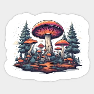 Magical Mushroom Forest 2 Sticker